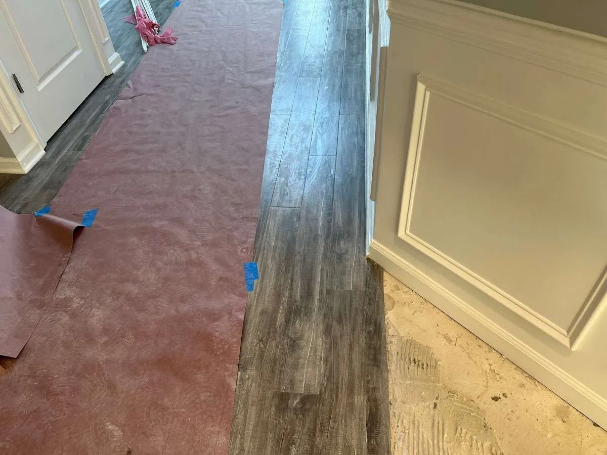 Completed marble shower restoration in Forsyth